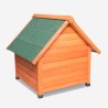 Niche extérieure en bois pour chiens de taille moyenne 85x101x85 Linus Réductions
