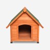 Niche extérieure en bois pour chiens de taille moyenne 85x101x85 Linus Offre