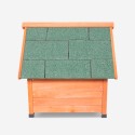 Niche extérieure en bois pour chiens de taille moyenne 85x101x85 Linus Remises