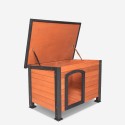 Niche extérieure en bois pour chiens moyens et grands 104x69x70 Lessie Offre