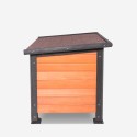 Niche pour chiens d'extérieur en bois taille grande 116x84x84cm Nicky Réductions