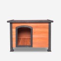 Niche extérieure en bois pour chiens moyens et grands 104x69x70 Lessie Remises