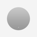 Miroir de salle de bain rond lumières LED 60cm rétroéclairé Rotorua M Vente