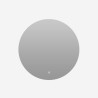 Miroir de salle de bain rond lumières LED 60cm rétroéclairé Rotorua M Vente