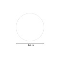 Miroir de salle de bain rond lumières LED 60cm rétroéclairé Rotorua M Réductions