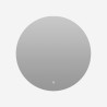 Miroir de salle de bain rond 70cm design rétroéclairé lumières LED Rotorua L Vente