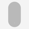 Miroir de salle de bain led ovale 50x100cm design rétroéclairé Konughs L Vente