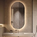 Miroir de salle de bain led ovale 50x100cm design rétroéclairé Konughs L Promotion