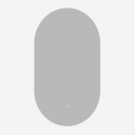 Miroir ovale salle de bain rétroéclairé led 60x100cm moderne Konughs XL Vente