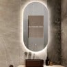 Miroir LED salle de bain rétroéclairé 60x100cm moderne Konughs XL Offre