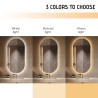 Miroir ovale salle de bain rétroéclairé led 60x100cm moderne Konughs XL Remises