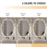 Miroir de salle de bain ovale 60x80cm avec lumières LED rétroéclairé Sodin L Remises