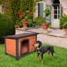 Niche pour chiens d'extérieur en bois taille grande 116x84x84cm Nicky Vente