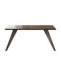 Table de salle à manger design moderne 180x90 cm pieds en fer Eagan Choix
