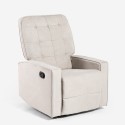 Fauteuil relax inclinable  avec rotation 360 et repose-pieds Anita Offre