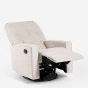 Fauteuil relax inclinable  avec rotation 360 et repose-pieds Anita Remises