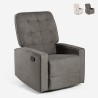 Fauteuil relax inclinable  avec rotation 360 et repose-pieds Anita Choix