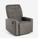 Fauteuil relax inclinable  avec rotation 360 et repose-pieds Anita Caractéristiques