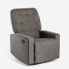 Fauteuil relax inclinable  avec rotation 360 et repose-pieds Anita Caractéristiques