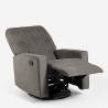 Fauteuil relax inclinable  avec rotation 360 et repose-pieds Anita Dimensions