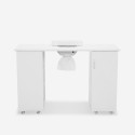 Table manucure avec aspirateur 2 étagères et roulettes Papaya Offre