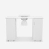 Table manucure avec aspirateur 2 étagères et roulettes Papaya Offre