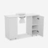 Table manucure avec aspirateur 2 étagères et roulettes Papaya Remises