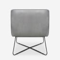 Fauteuil chaise longue au design moderne minimaliste en velours Dumas Choix