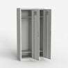 Casier de vestiaire et salle de gym en acier 2 portes verrouillées Fuji Remises
