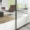 Armoire dressing chambre 221x61x210cm portes coulissantes miroir Vilriour Réductions