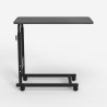 Table basse réglable canapé et lit 40x80cm 4 roues Endy XL Catalogue