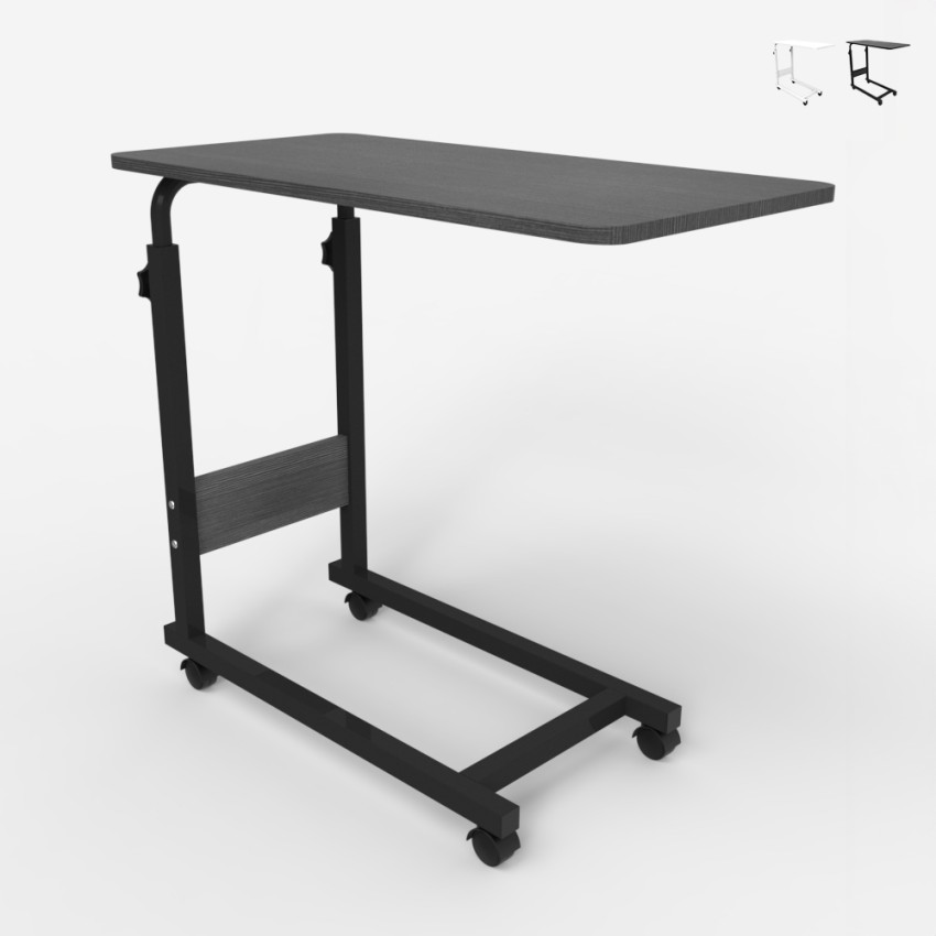 Table basse réglable canapé et lit 40x80cm 4 roues Endy XL Promotion Table basse réglable canapé et lit 40x80cm 4 roues Endy XL Promotion