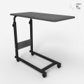 Table basse réglable canapé et lit 40x80cm 4 roues Endy XL Promotion