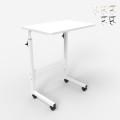 Table basse de canapé et lit 60x40cm avec roulettes Cozee Promotion