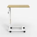 Table de canapé 40x60cm hauteur réglable 4 roues Endy 