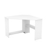 Bureau d'angle pour bureau d'étude peu encombrant blanc 80x80x73cm Keniro Vente