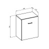Bureau extensible en chêne peu encombrant Estevo Réductions