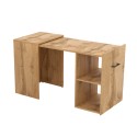 Bureau extensible en chêne peu encombrant Estevo Vente