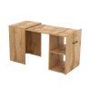 Bureau extensible en chêne peu encombrant Estevo Vente