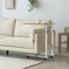 Table de canapé 40x60cm hauteur réglable 4 roues Endy 