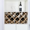 Meuble salon cuisine casier à vin 2 portes style nordique Ulbster Offre