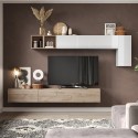 Ensemble mural suspendu pour TV en bois design moderne Infinity 41 Promotion