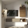 Mur TV moderne suspendue en bois Infinity 47 Promotion