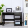 Bureau noir peu encombrant pour chambre à coucher Elphin Dark Offre