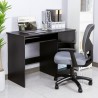 Bureau noir peu encombrant pour chambre à coucher Elphin Dark Remises