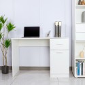 Bureau moderne peu encombrant avec porte tiroir 110x45x77cm Lythes Remises