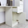 Bureau moderne peu encombrant avec porte tiroir 110x45x77cm Lythes Choix