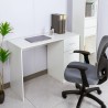 Bureau moderne peu encombrant avec porte tiroir 110x45x77cm Lythes Catalogue