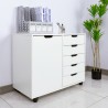 Commode de bureau mobile avec roulettes pour documents Harris Réductions
