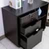 Meuble de bureau pour documents avec roulettes et serrure Twatt Caractéristiques
